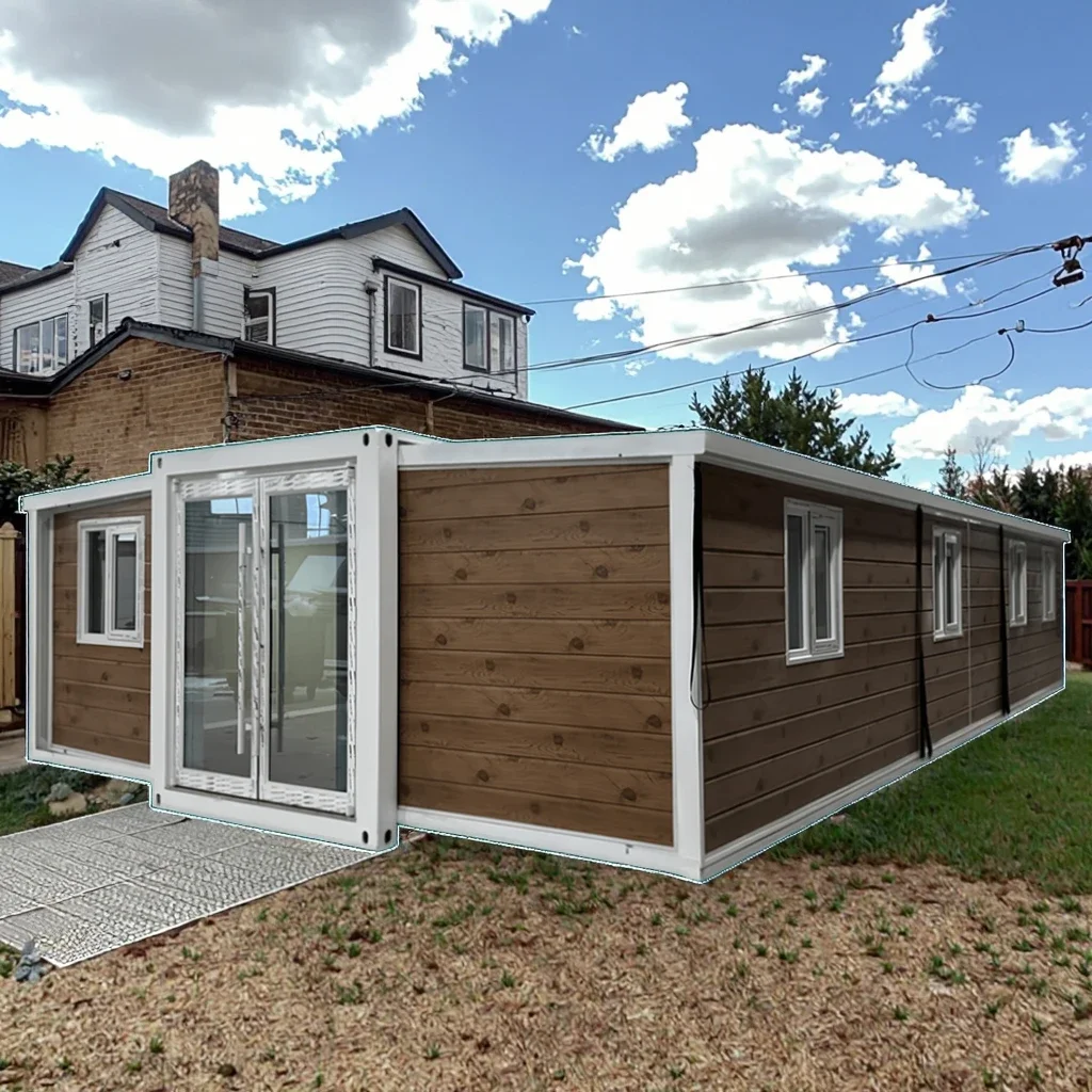 Steel Sandwich Panel 2 Bedroom Mobile Villa Hotel Expansion House Waterproof Modular Luxury Design Outdoor 50mm