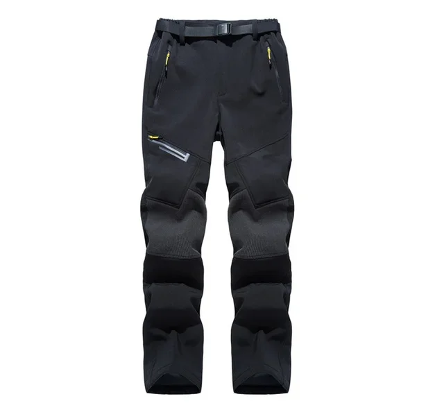 

Autumn Winter Men Hiking Pants Long Softshell Hunting Climbing Camping Trekking Waterproof Warmth Radiation