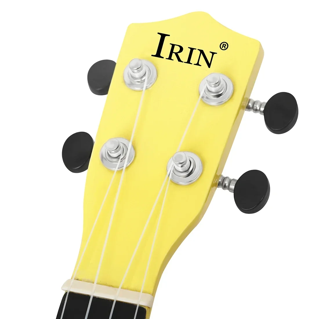 IRIN 21 بوصة القيثارة 4 سلاسل الغيتار الأصفر هاواي جيتار صغير الزيزفون القيثارة آلة موسيقية وترية المبتدئين هدية