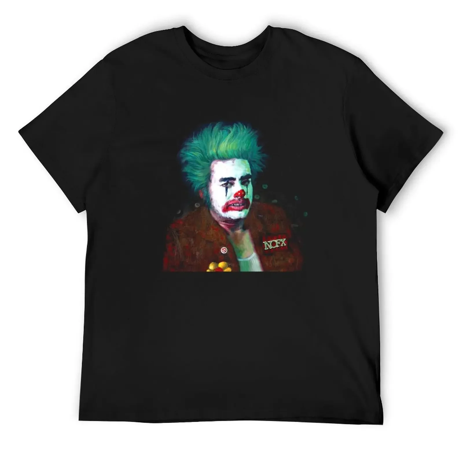 NOFX Cokie The Clown Album Cover T-Shirt tees sublime oversized t shirt heavyweights black t shirts for men