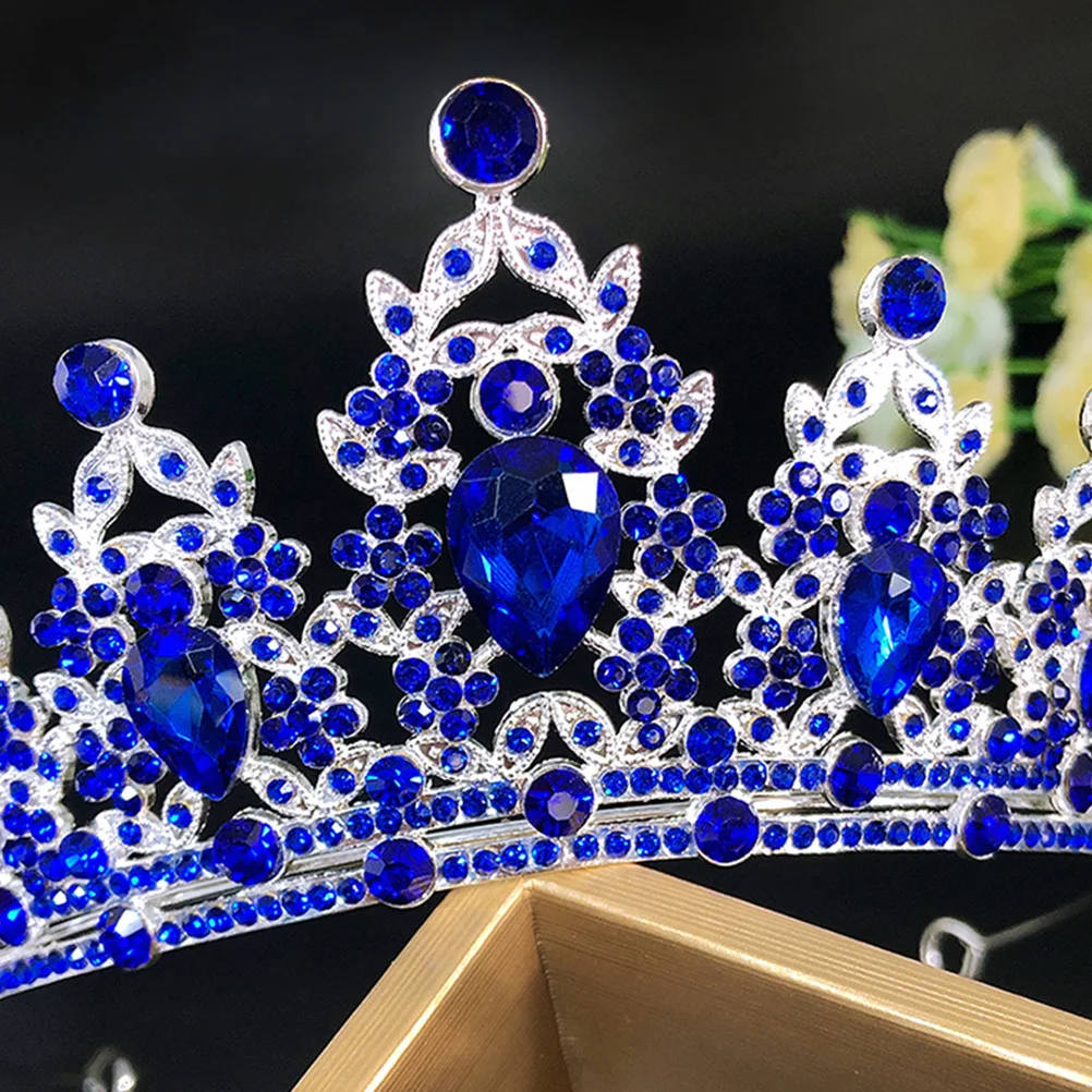 

1 pc Rhinestone Crown Hairband Bridal Wedding Hair Decor For Women Elegant Headpiece Birthday Party Prom Cosplay Festival