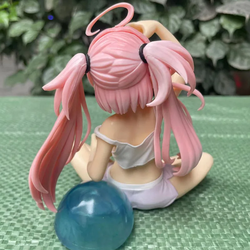 12cm anime milim nana kawaii postura sentada figura de ação pvc modelo brinquedos boneca estátua decoração de mesa ornamento do carro presentes colecionáveis