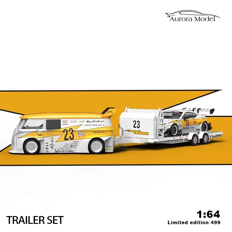 ** Vorbestellung ** Aurora model am 1:64 Tralier Set Flash Nr. 23 limitiert499 Diecast Modell auto