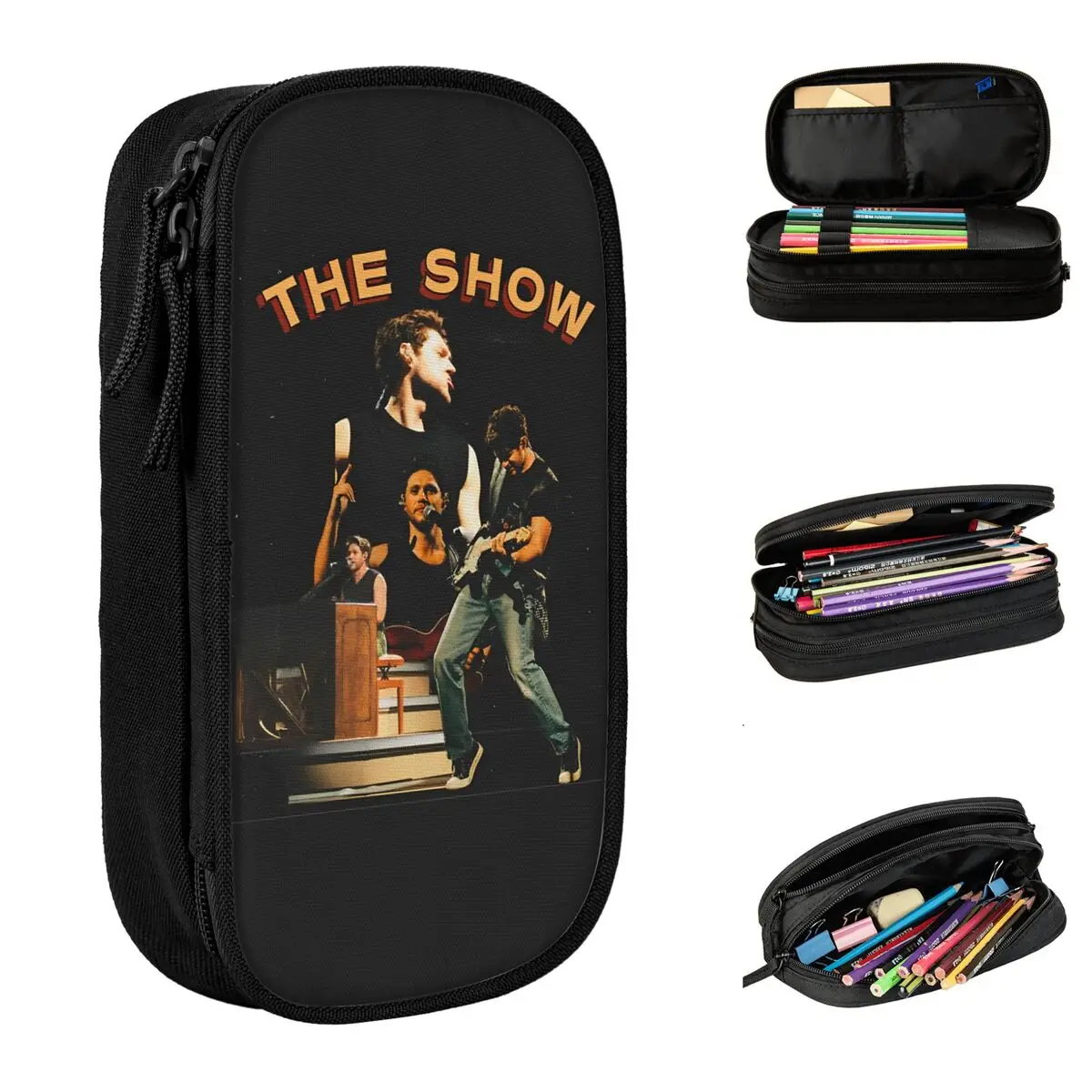 Ones Music And Directions Pencil Case Fun Niall Horan The Show Pen Bags Girls Boys Large Storage Office Cosmetic Pencilcases