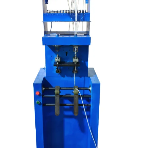 Double-head fancy cord knitting and crocheting machine