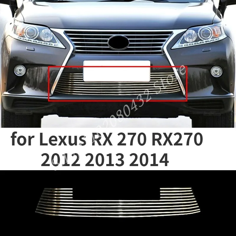 

Stainless Steel Front Lower Grill Grille Cover Trims Refit Racing Grill for Lexus RX 270 RX270 2012 2013 2014 Racing Grills