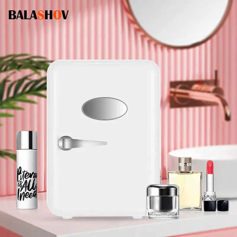 Mini Fridge 4L Makeup 12V/220V Small Beauty Cosmetic  Car Fridge ForHome Office Car Skincare Refrigerator