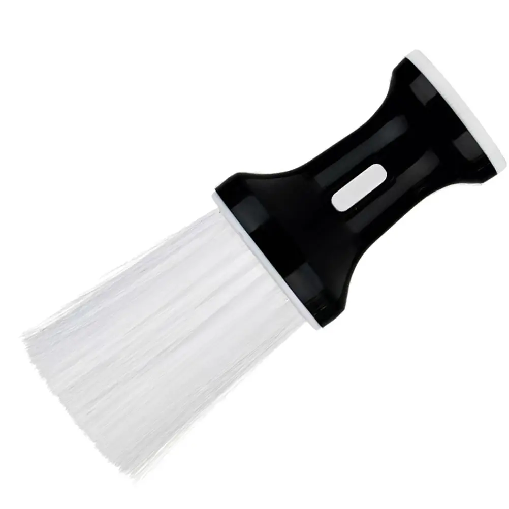 1Pcs Premium Neck Brush for Barbers Hairdressing Salon Hair Cutting Duster with Talcum Powder Dispenser Standup Display