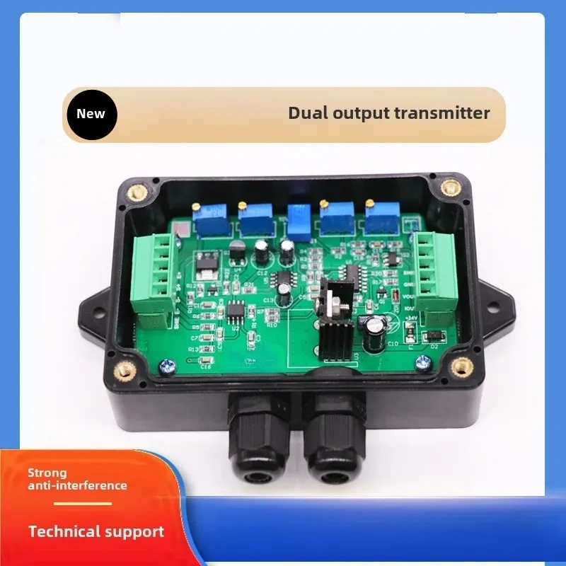 Weighing Transmitter, High Precision Load Measurement Weight Sensor Signal Amplifier 0-10V