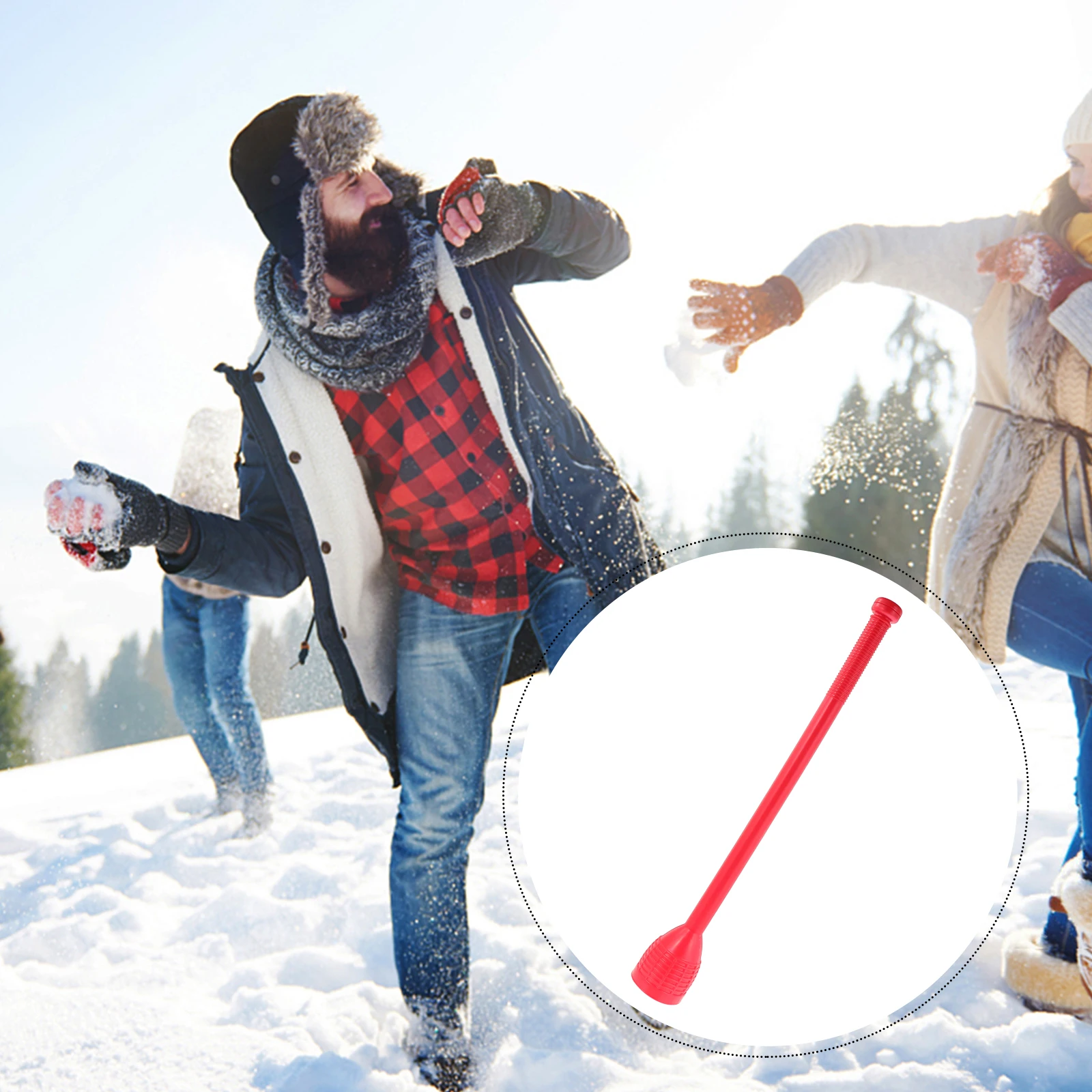 雪玉クリエイティブスティック冬の屋外遊び投げ棒子供の楽しいゲームデバイススイミングプール水