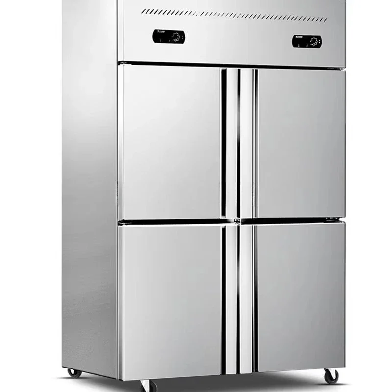 

High Efficiency Single-Temperature Freezer with Vertical Stainless Steel Exterior for Restaurant Kitchens