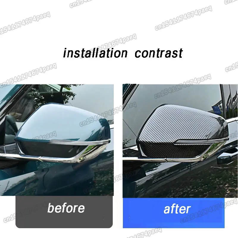 Car Rearview Cover Protector for Trumpchi Gac Gs8 2022 2023 Rear Mirror Panel Accessories Auto Styling Kit Modify