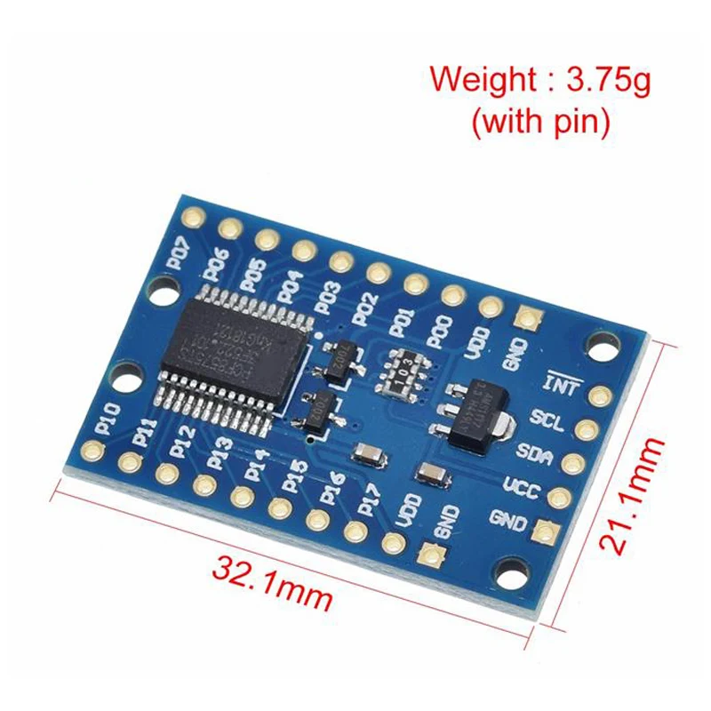 PCF8575 IO Expander Module I2C To 16IO Integrated Circuits For arduino