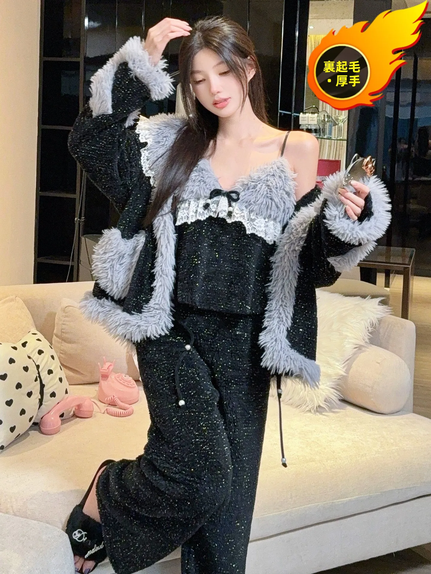 ensemble-pyjama-sexy-pour-femmes-corail-fce-vetements-de-maison-moelleux-pantalons-longs-confortables-chauds-vetements-d'exterieur