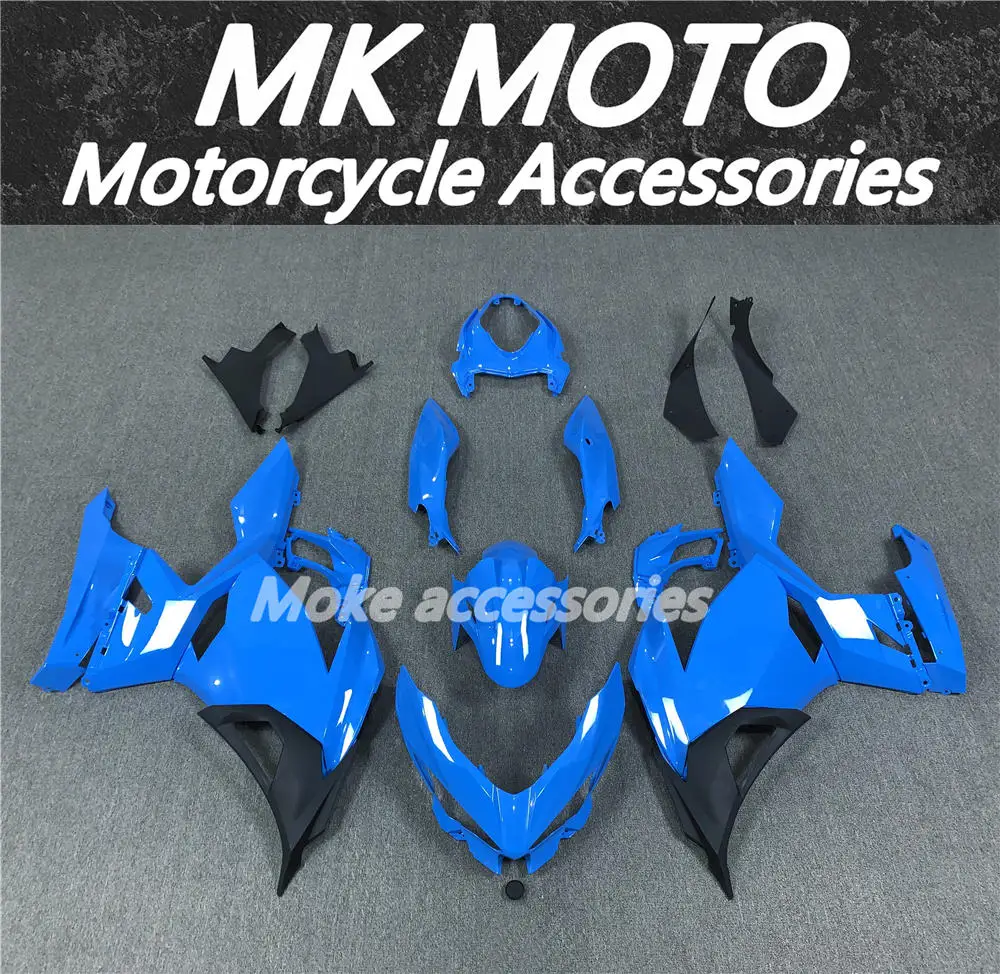 

Motorcycle Fairings Kit Fit For Ninja 400 2018 2019 2020 2021 2022 Bodywork Set High Quality Abs Injection New Blue