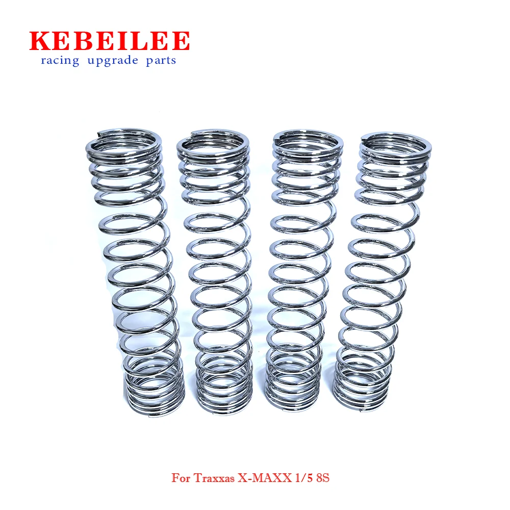KEBEILEE CNC Stronger Shock Springs Wire Dia 3.2mm For Traxxas X-MAXX 1/5 8S, 4pcs