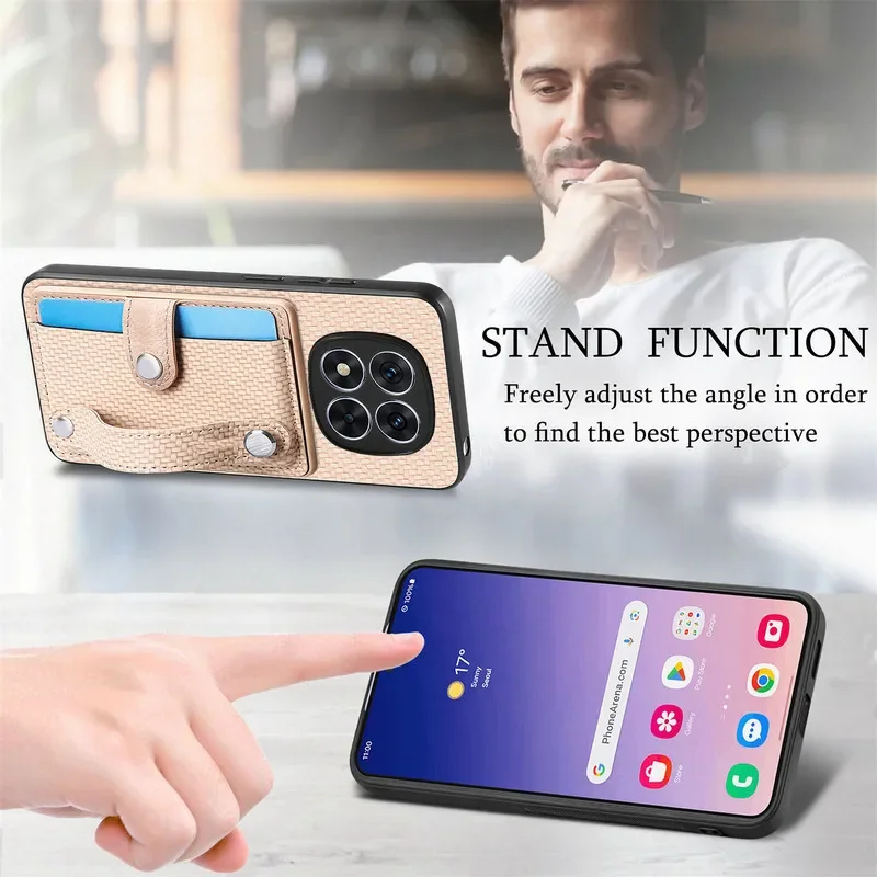 حافظة لهاتف Xiaomi Redmi Note 14 Pro Plus 5G غطاء خلفي من الجلد لهاتف Poco F8 Ultra F 8 X7 F7 Pro Etui Note 14 15 Pro + Funda