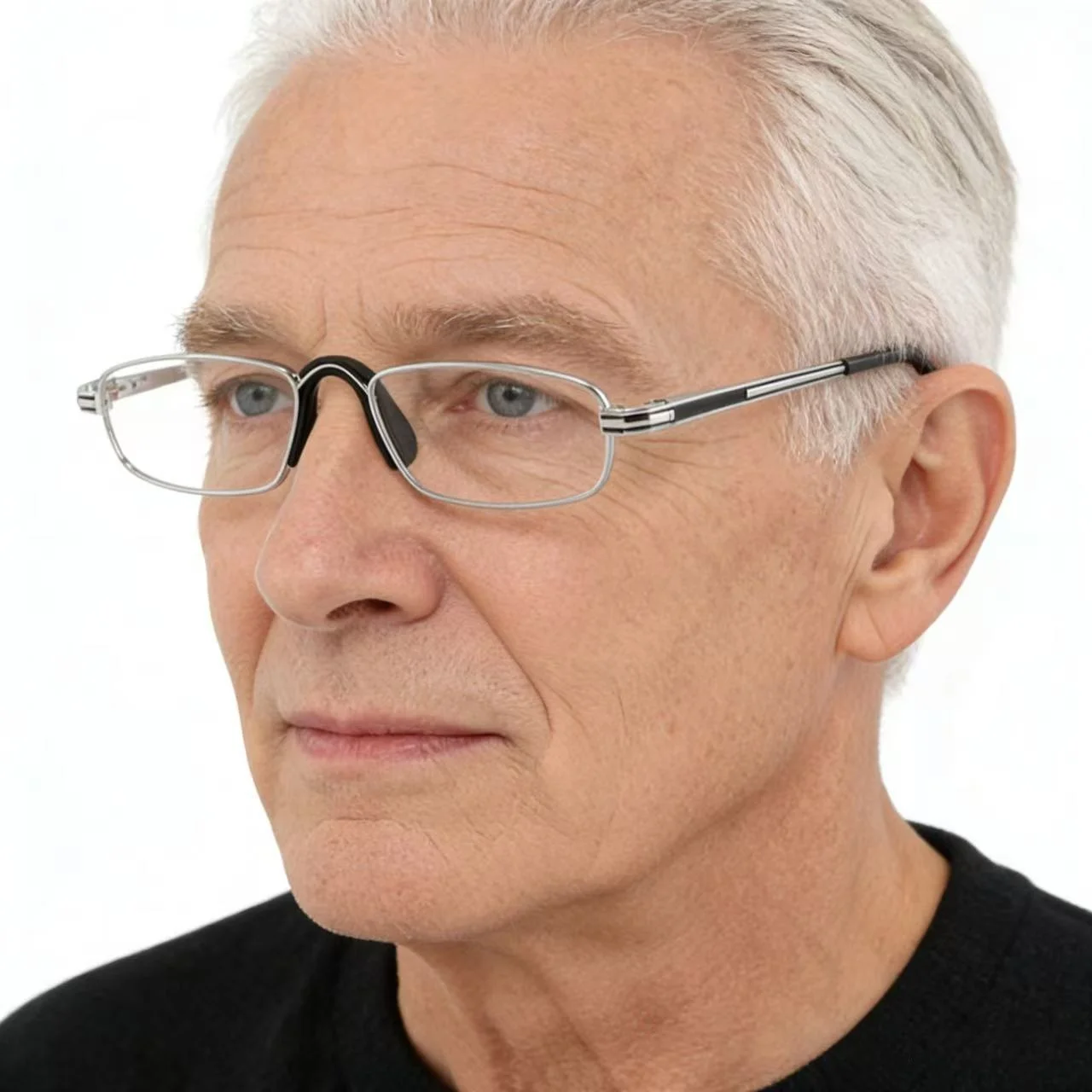 

Optical Reading Glasses Man Presbyopia Hyperopia Reading Glasses Frame Alloy Ultralight Eyeglasses