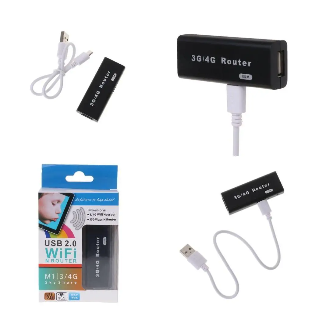 

R53C 3G WiFi WLAN HOTSPOT CLIENT 150 Мбит / с USB Беспроводной маршрутизатор Новый Wi-Fi