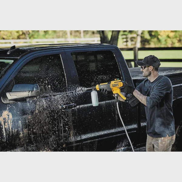 Cordless Pressure Washer 550 psi Op Pressure, Cold, 1 gpm Pressure Washer Flow Rate