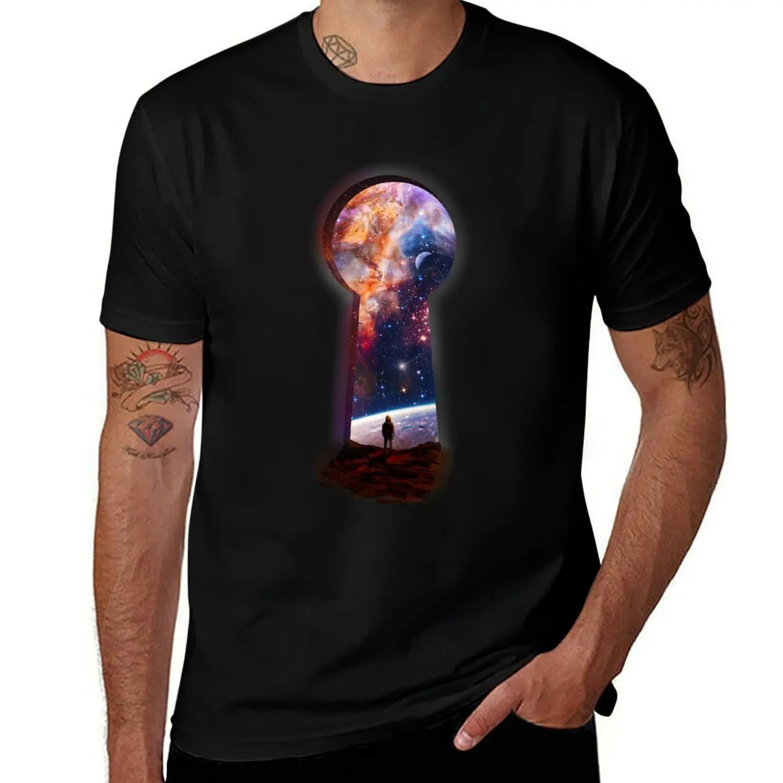 

Entrance T-Shirt men t shirt cotton 100% t shirts for man graphic vintage T-Shirt