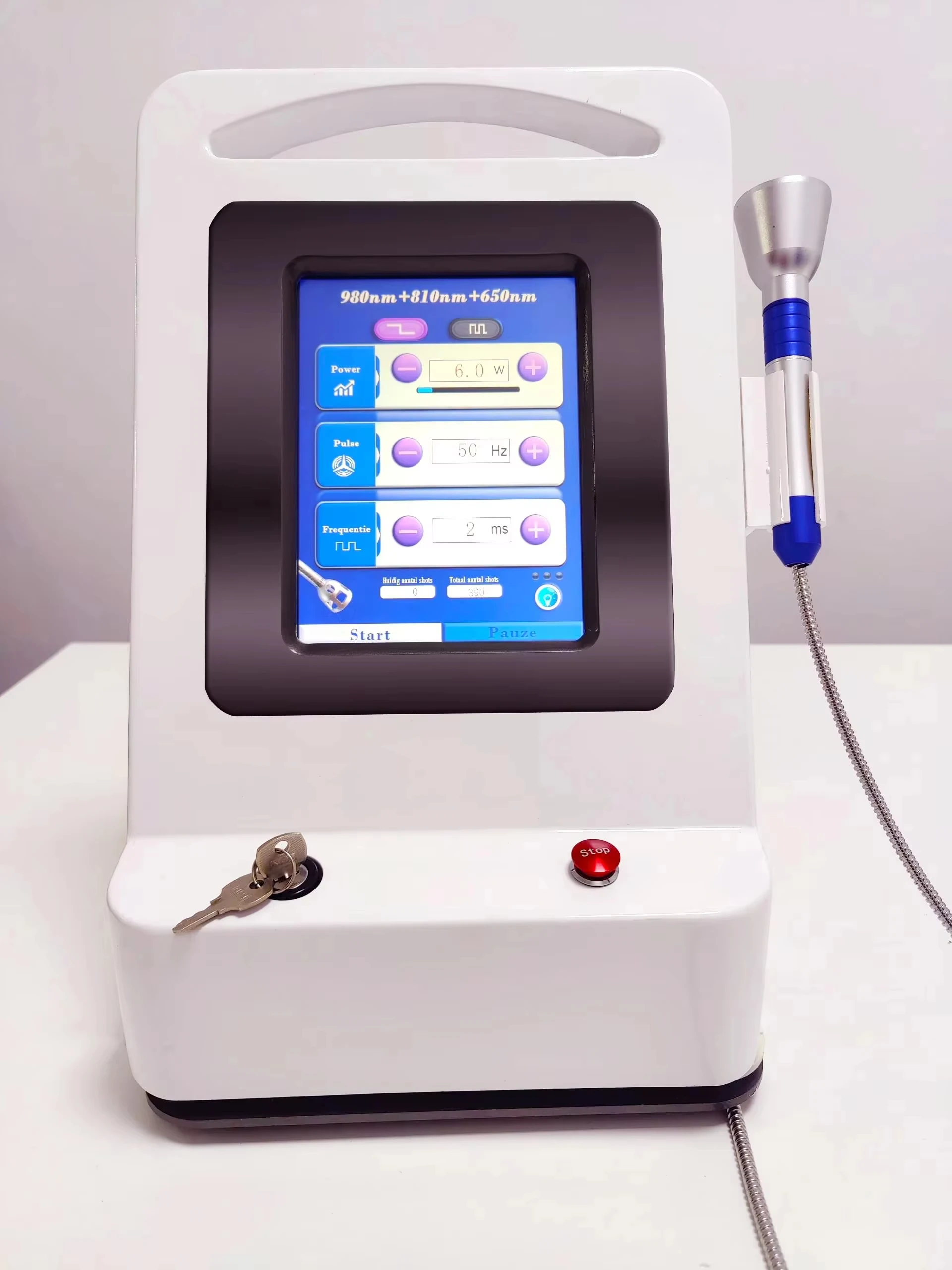 Physikalische 980 nm 810 nm 650 nm Muskelentspannung Laser Physiotherapie Kaltlaser Behandlung Schmerzen MJUG268