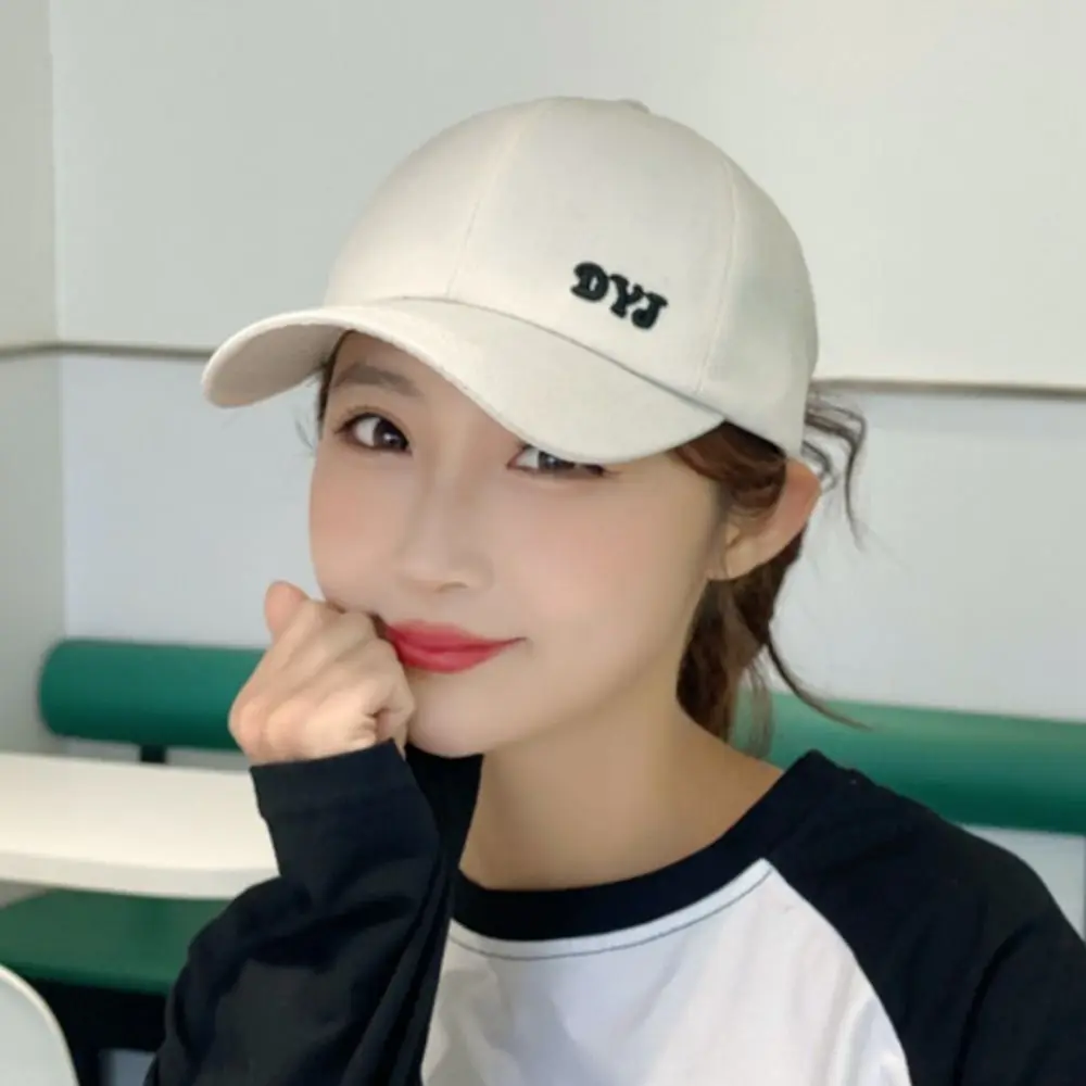 قبعة قطنية للحماية من الشمس على شكل ذيل حصان مع فتحة ذيل حصان، قبعة شمسية فارغة للفتيات #4