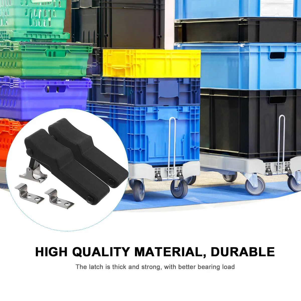 

2pcs Rubber Latch Lock Stainless Steel Door Catch For Glass Cabinet Concealed Toggle Clamp Durable Hasp Hardware Fittings