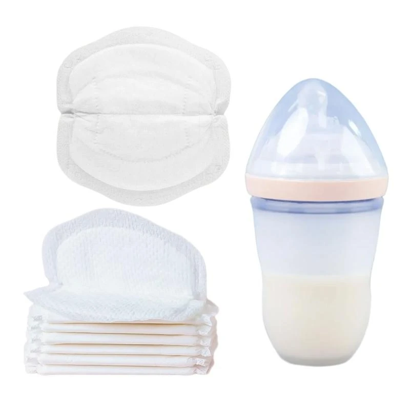 Almohadillas ancianos suaves y transpirables 100 piezas, use vez para los revestimientos lactancia a prueba