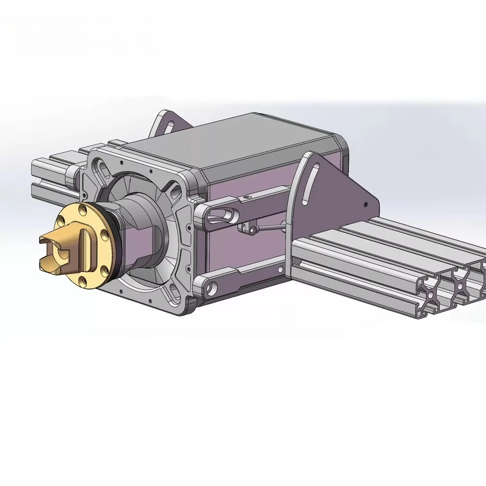 racing wheel frame CNC machined, suitable for 4040 4080 frame cockpit, air pressure strut, shock proof, fast locking design