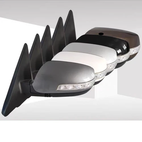 Imagen 1 del producto Para Kia Sorento 2009-2014 conjuntos de espejos retrovisores de coche lente eléctrica plegable 5/9 líneas OEM:87610/20-2P150 87610/20-2P180