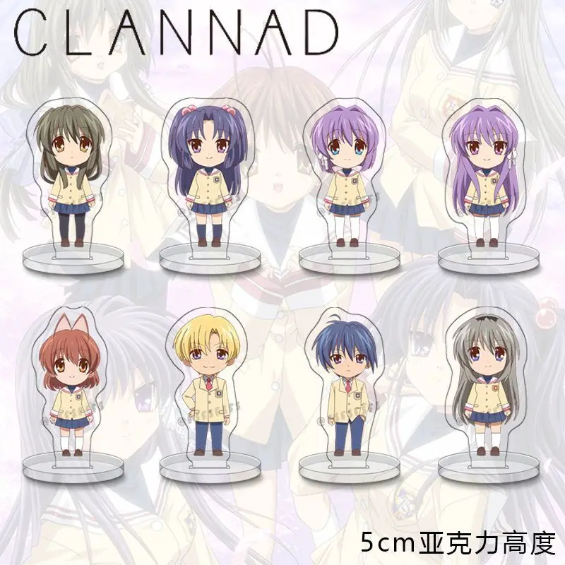 CLANNAD тарелка, декор для стола, окамаки Томоя Standee Furukawa Nagisa, коллекция орнаментов, аксессуары, Fujibayashi Kyou, акриловая кукла