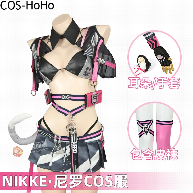 

COS-HoHo NIKKE The Goddess Of Victory Niro Game Suit Sexy Lovely Uniform Cosplay Costume Halloween Party Role Play Outfit Women