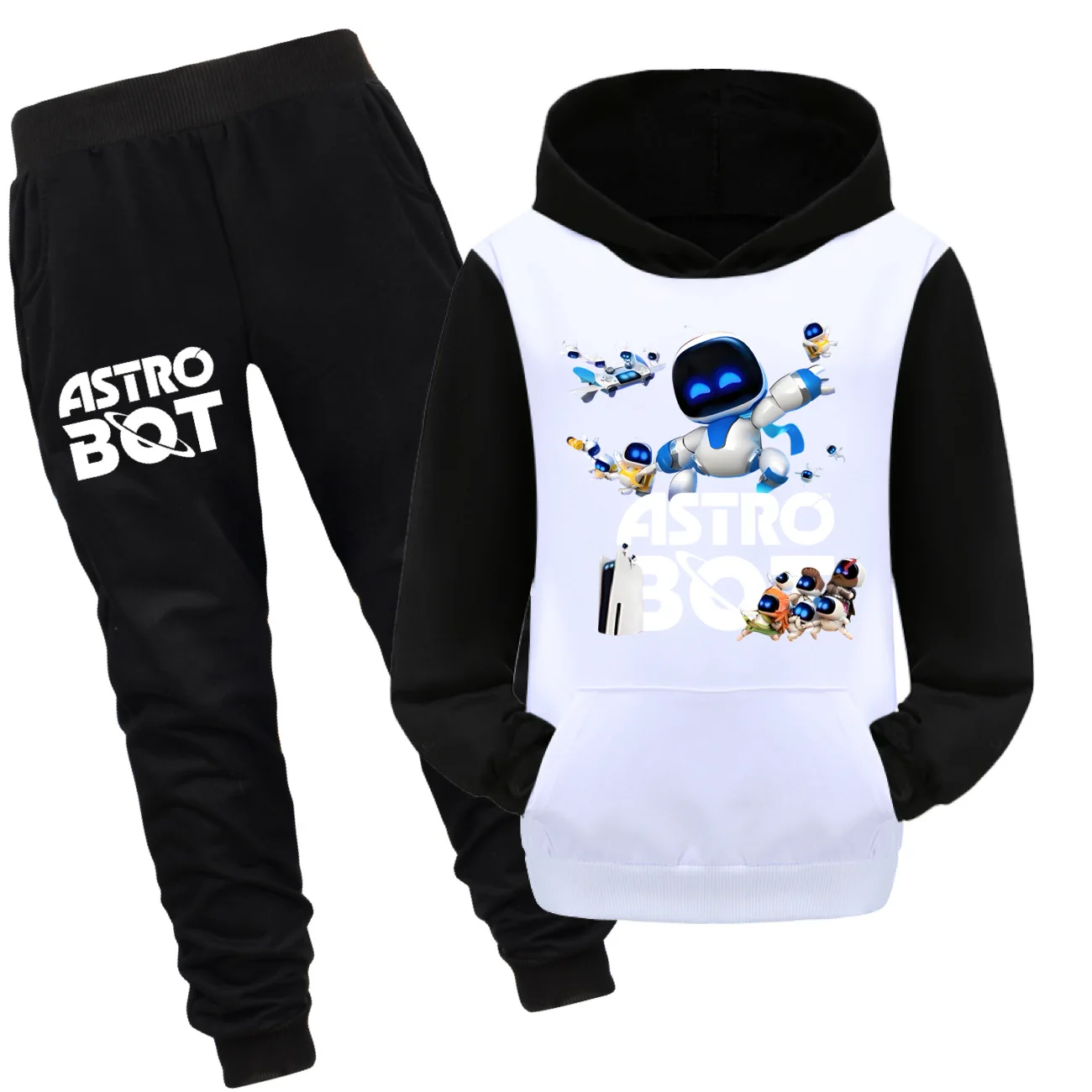 Game ASTRO BOT lothes Kids ASTROBOT Playroom Hoodies & Sweatshirts Pants 2Pcs Sets Toddler Girls Outfits Youth Boys Tracksuit