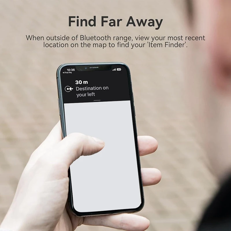 Smart Bluetooth GPS Tracker For Kids, Pets, Keys Anti-Lost Reminder Locator Compatible With Find My App A