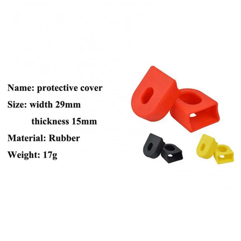 Protective Crankset Crank Cover Crank Crankset Protector Protector Cover 2Pcs Wear-Resistant MTB Bike Bicycle Protectors Covers