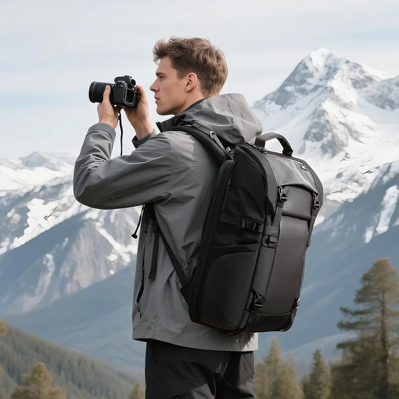 OZUKO 다기능 배낭 가방 탈착식 작은 어깨 가방과 15.6 인치 노트북을위한 패션 학교 대학 가방