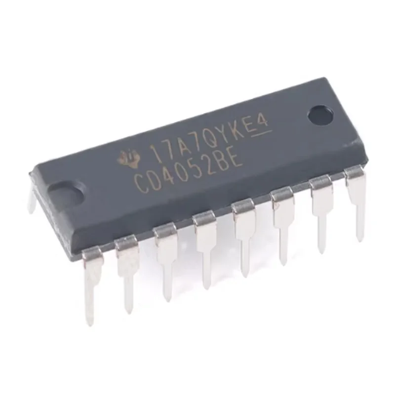10Pcs New Original Cd4052Be Pdip-16 2-Channel Universal Multiplexer Chip