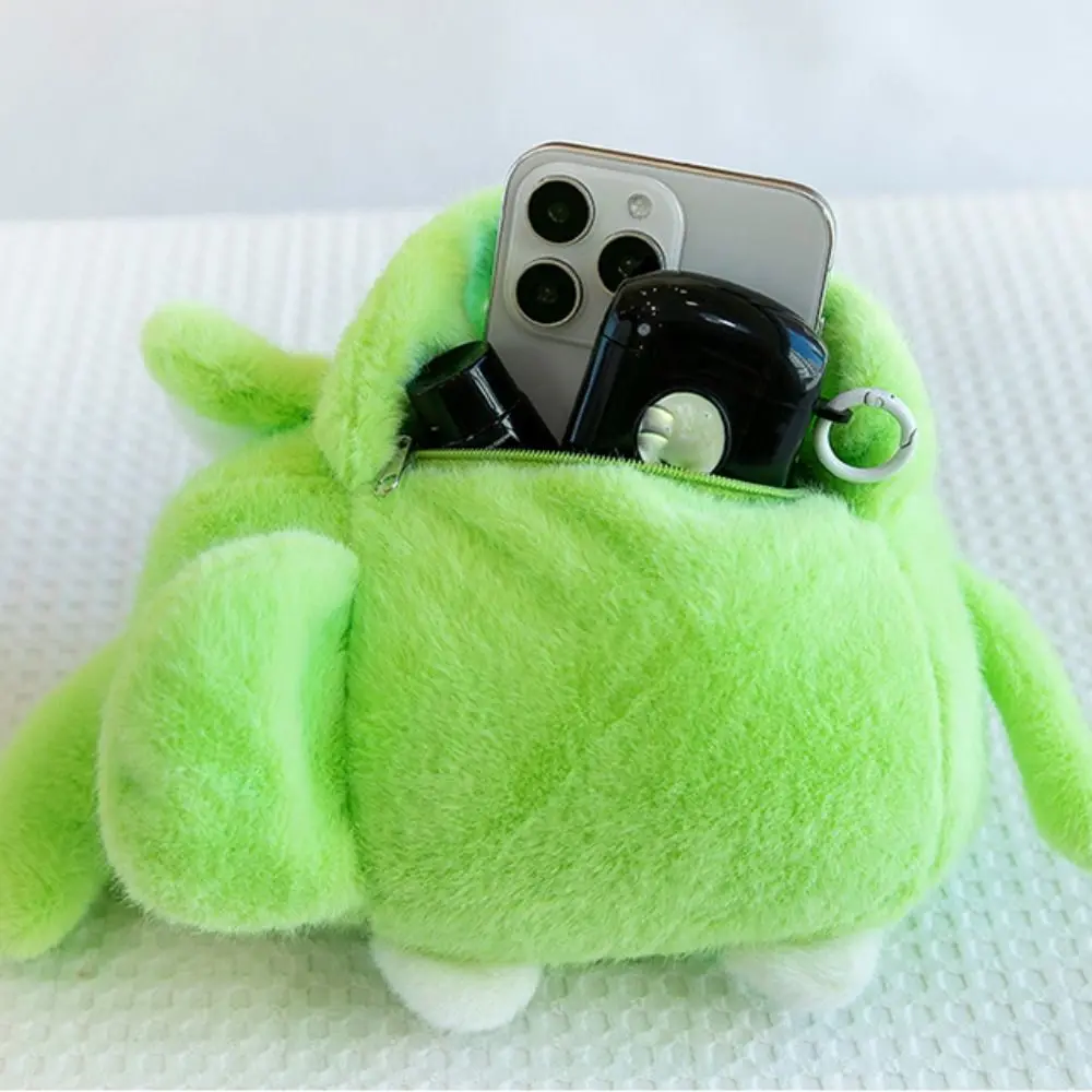 Anime Cartoon Capybara Plush Shoulder Bags Rabbit Panda Capybara Handbags Large Capacity Zipper Animal Plush Bag