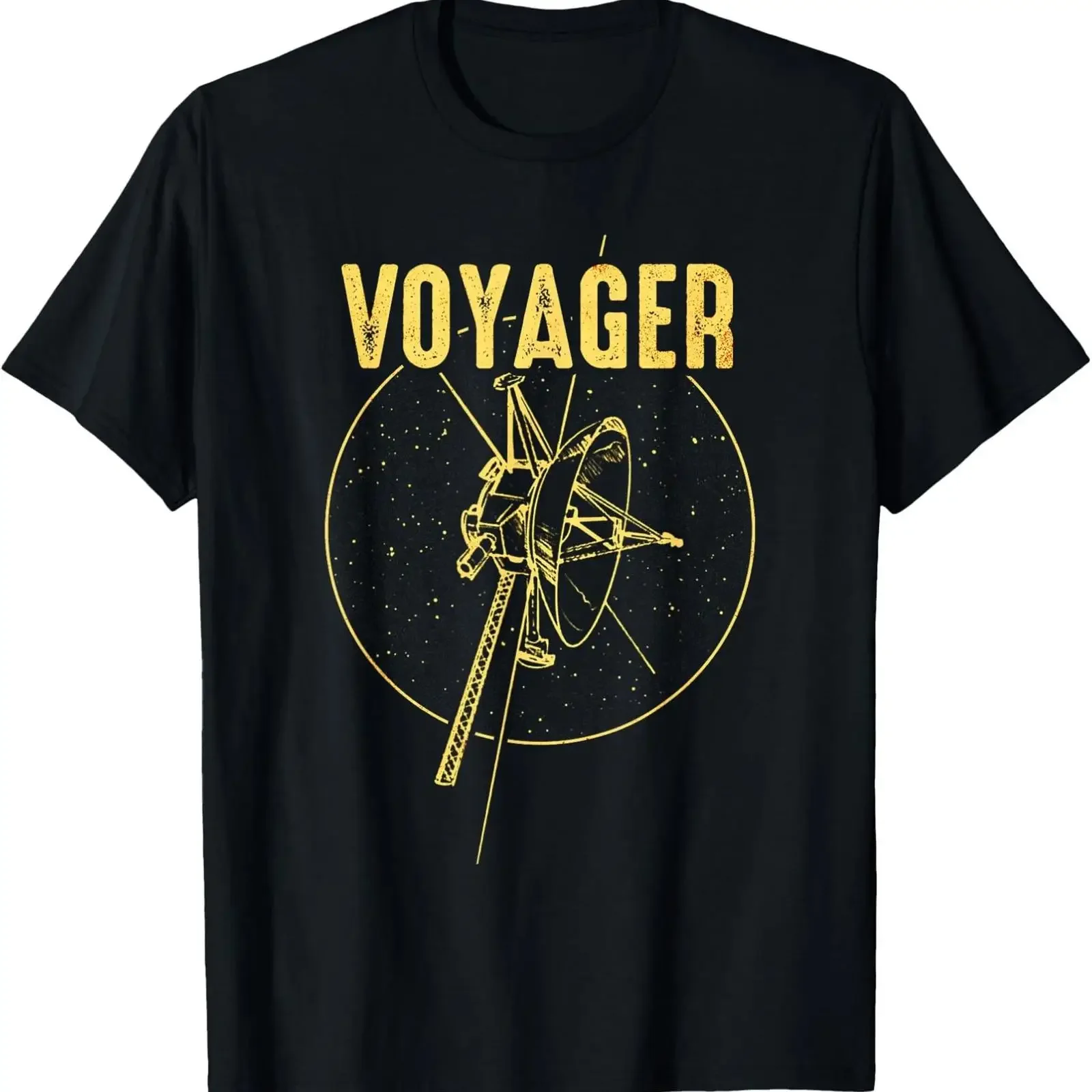 Voyager 1 2 Space Probe Solar System Astronomy Spaceflight T Shirt S 5XL vintage Washed designer clothes Soft streetwear Casual