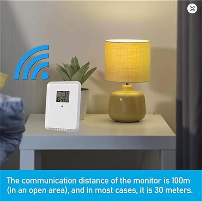 AA08- Termometro wireless Termometro e igrometro wireless per casa/ufficio Alexa/Google Home