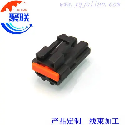 Auto 2pin plug wiring cable car wire unsealed connector with terminals