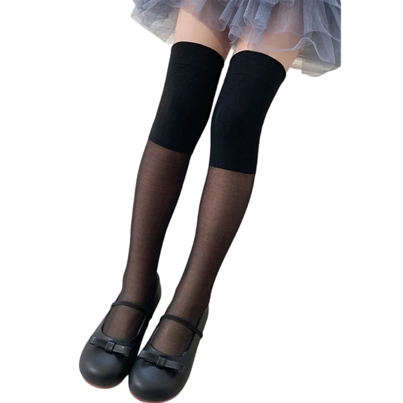 Over Knee Length Socks Trend Girls Long Tubed Socks High Tube Stockings Breathable Socks for School and Daily Wear