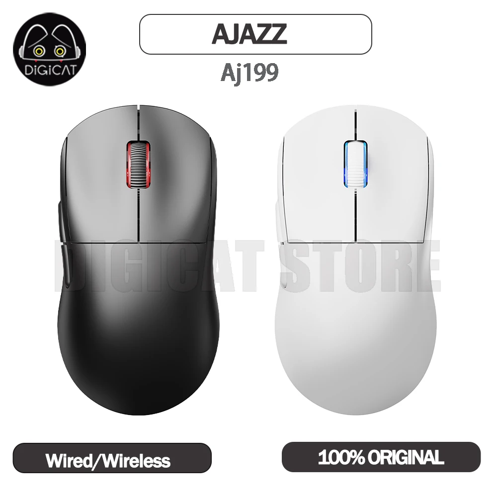 

Геймерская мышь Ajazz Aj199MC, 2 режима, 2,4 ГГц, легкая, 16000DPI