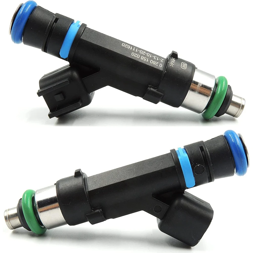 

AEF3-6PCS Fuel Injector Nozzle 53032701AA 0280158020 For Jeep Liberty Dodge Dakota For Mitsubishi Raider 3.7L, Black