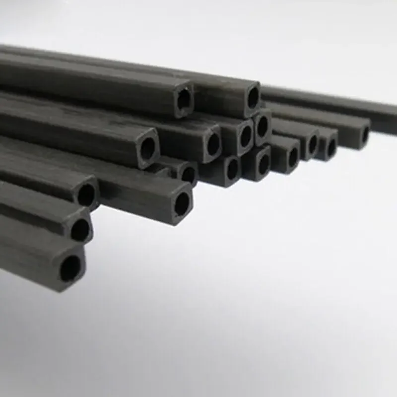 carbon fiber square tube Length 500mm outer diameter 2mm 2.5mm 3mm 4 5mm 6mm 8mm 10MM