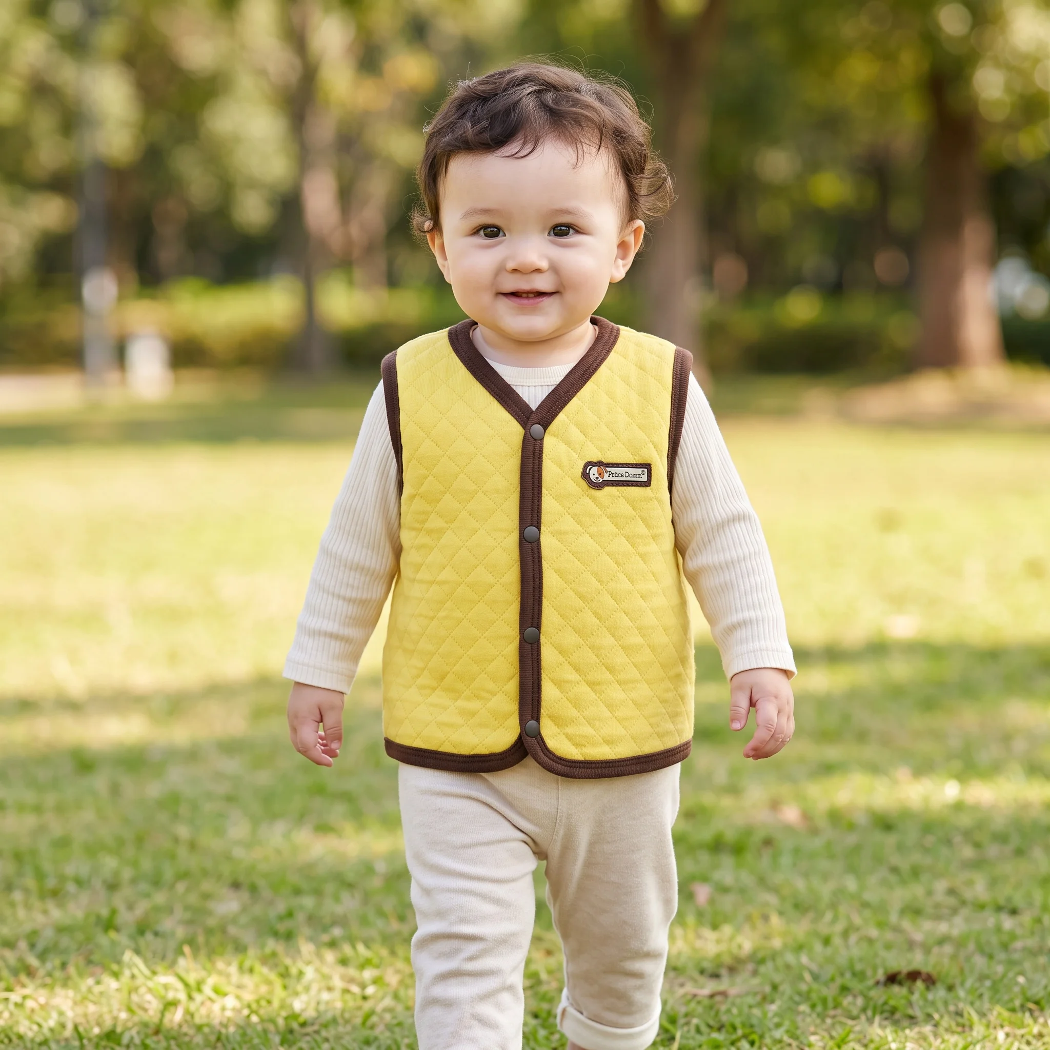 Baby weste aus reiner Baumwolle, Oberbekleidung für Frühling und Herbst, Kinder weste, Mädchen und Jungen, Typ a – Detail 1