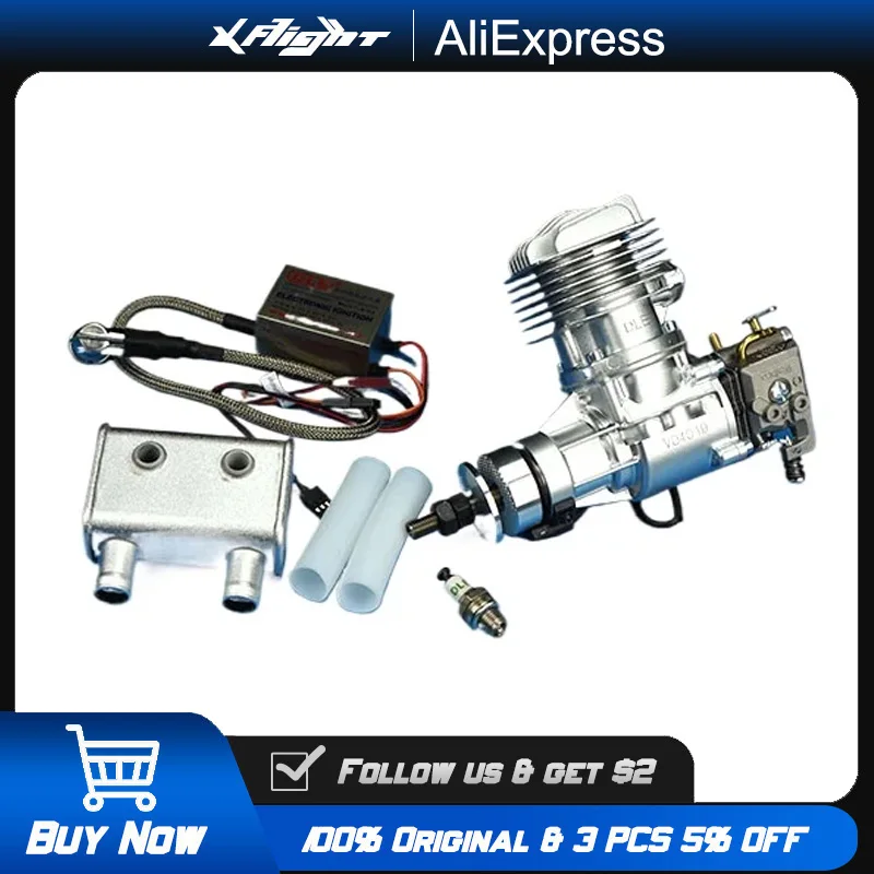 

DLE20RA RC Gas Engine 20cc 2-Stroke Rear Exhaust Air-Cooled Hand Start Small Scale Model Aircraft Power System