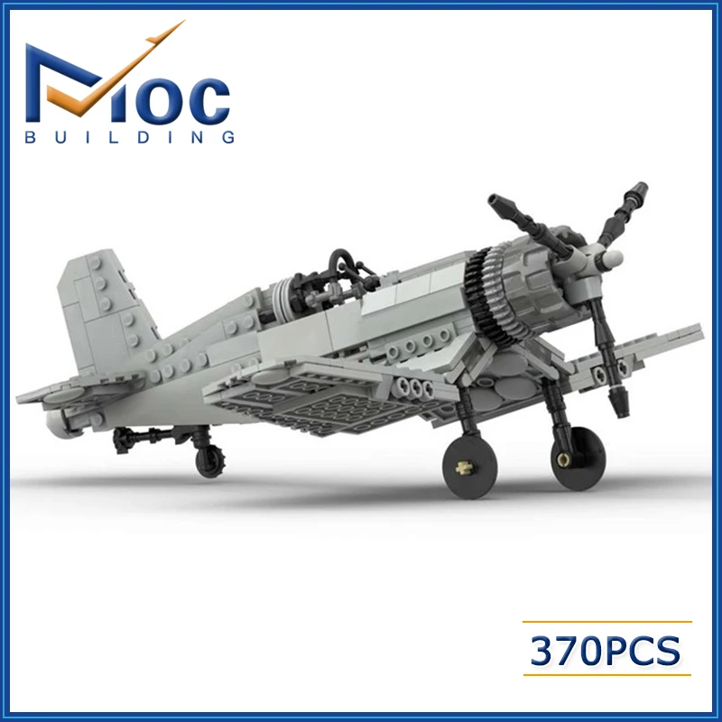 MOC Building Bricks Space Series F-4 Fighter Aircraft Model DIY Assembly Bricks Collection Display Toys Xmas Gifts