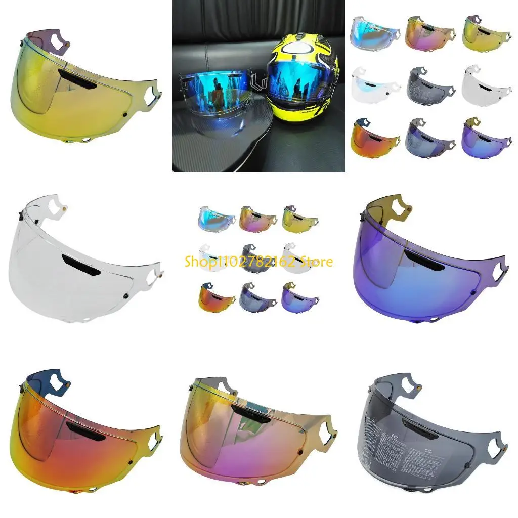 

547B Motorcycles Helmet Visor Lens Windshield Protective Cover Replacement Easy Fixing Suitable for RX7X NE0 ASTRO-GX